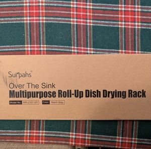 NWT - Surpahs Roll-Up Dish Drying Rack